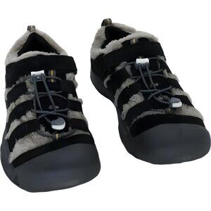 KEEN Newport Casual Sneaker Black Fuzzy Lined Kids Unisex US 7